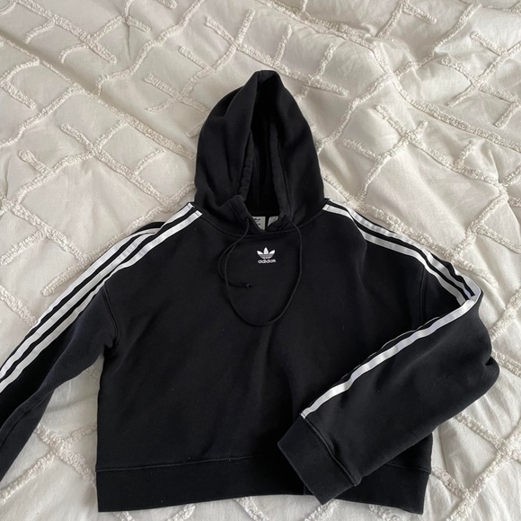 Adidas ADICOLOR CLASSICS CROP HOODIE - Picture 4 of 4